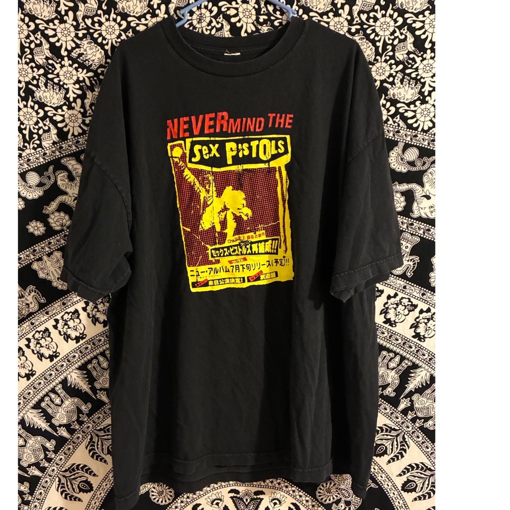 Vintage Sex Pistols 1996 Budokan Tokyo T-Shirt Mens - No Tag - XXL Approx. Size